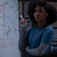 Monica trying to figure out how to get into the Hex.